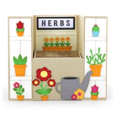 center box card potting workbench