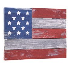usa flag leath board