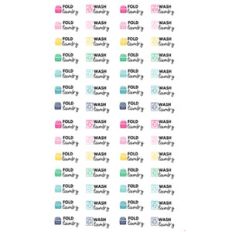 fold and wash laundry