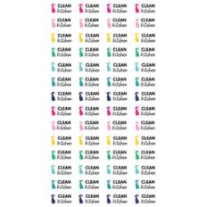 clean kitchen planner stickers
