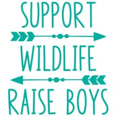 support wildlife raise boys