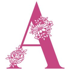 a flower letter