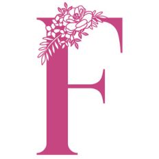 f flower letter