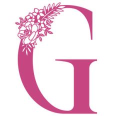 g flower letter