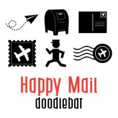 happy mail doodlebat