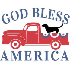 god bless american truck