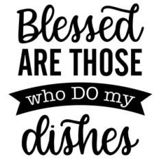 tea towel blessed dishes