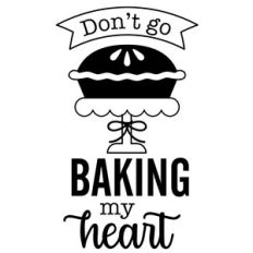 tea towel baking my heart