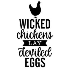 tea towel wicked chickens