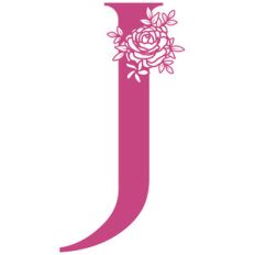 j flower letter