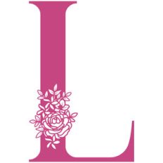 l flower letter