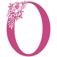o flower letter