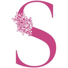 s flower letter