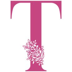 t flower letter