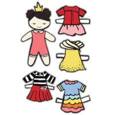 princess charlotte paper doll set