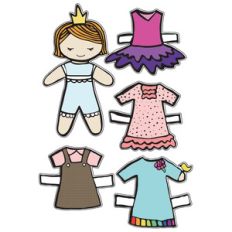 princess felicity paper doll set