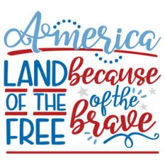 land of the free because of the brave