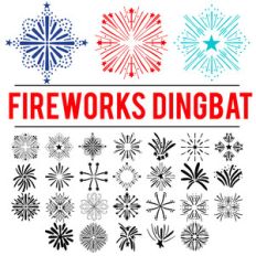 fireworks dingbat