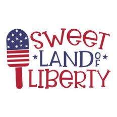 sweet land of liberty - popsicle design