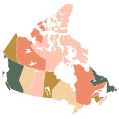 map of canada