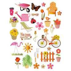 outdoorsy summer planner stickers