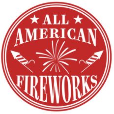 all american fireworks label