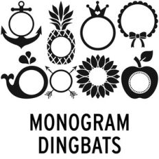 monogram dingbats