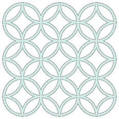 sketch and stitch geometric background