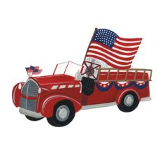 4th of july fire truck