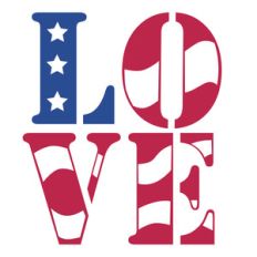 love american flag