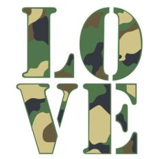 love camo phrase