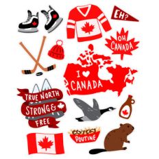 canada day stickers