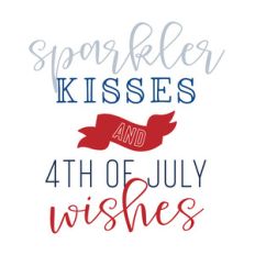 sparkler kisses