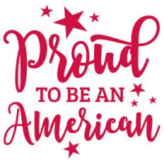 proud to be an america