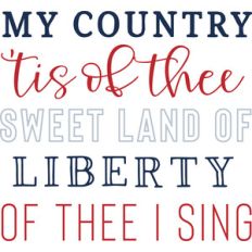 my country tis of thee