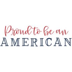 proud to be an american