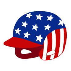 american baseball helmet