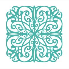 vintage square doily