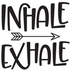 inhale exhale arrow quote