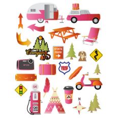 camping planner stickers