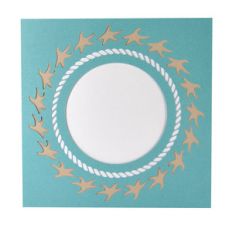 starfish summer beach frame with stand