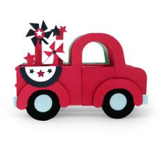 box card truck patriotic