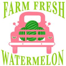 farm fresh watermelon truck
