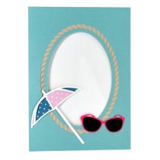 sunglasses umbrella summer beach frame with stand