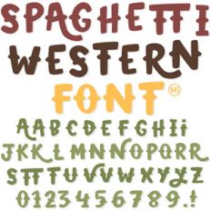 sg spaghetti western font