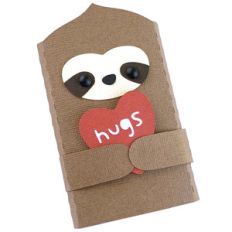 sloth candy bar wrap