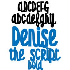 zp denise the script bold