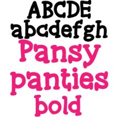 pn pansy panties bold