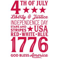 4th of july subway art