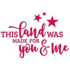 this land was made for you and me